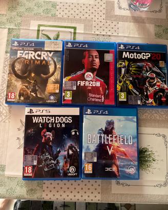 vari giochi ps4/ps5