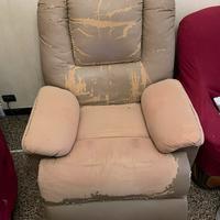 Poltrona elettrica con telecomando