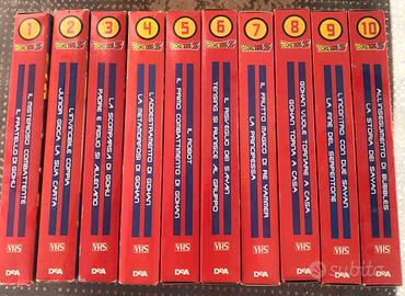 VHS -Dragonball  Z - DeAgostini 10+2 pz