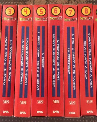 VHS -Dragonball  Z - DeAgostini 10+2 pz