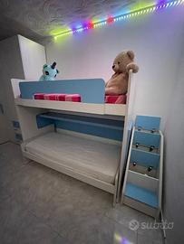 letto doppio singolo salvaspazio