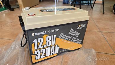 Batteria al Litio LifePo4 Powerqueen 320Ah 12v