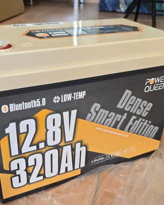 Batteria al Litio LifePo4 Powerqueen 320Ah 12v