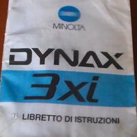 Libretto istruzioni Minolta dynax 3xi