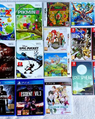 Videogiochi Playstation e Nintendo