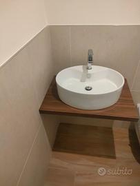 base + lavabo ceramica