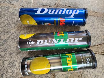 3 tubi da 4 palline da tennis Dunlop Fort