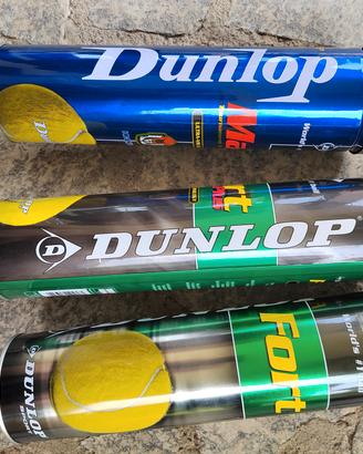 3 tubi da 4 palline da tennis Dunlop Fort