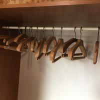 15 Grucce appendiabiti vintage in legno anni 50