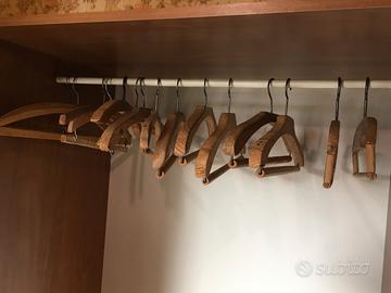 15 Grucce appendiabiti vintage in legno anni 50