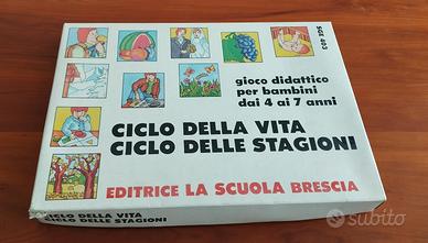 Gioco didattico da tavolo anni 90 