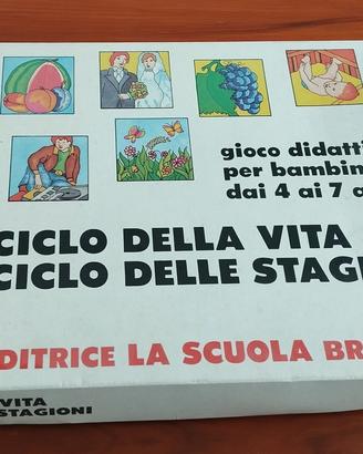 Gioco didattico da tavolo anni 90 