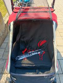 passeggino doppio carrello bicicletta