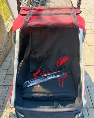 passeggino doppio carrello bicicletta