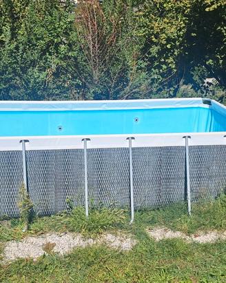piscina intex usata 4x2x1