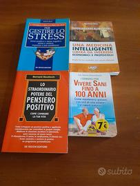 quattro libri su medicina e stress 