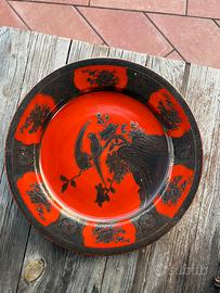 Piatto da collezione Kutani jappone 800