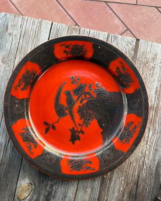 Piatto da collezione Kutani jappone 800