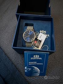 Festina Swiss Made F20014/2 Nuovo Full Set