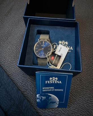 Festina Swiss Made F20014/2 Nuovo Full Set