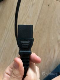 Cavo alimentazione TV 2 poli C17 nero 10A 250V