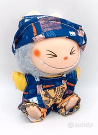 Vestito Labubu Outfit Salopette Urban Art NUOVO