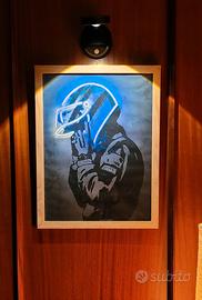 Ayrton Senna Hommage. Tela Canvas/cornice