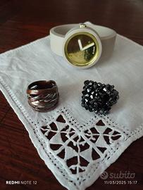 Anello  in rame e orologio O Bag.