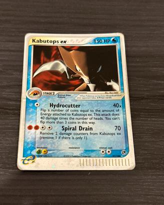 Kabutops ex/Golem ex Holo