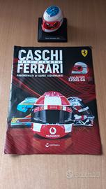 Casco scala 1:5 Rubens Barrichello Ferrari 2003