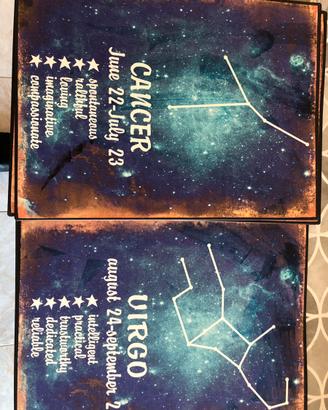 Targhe segni zodiacali