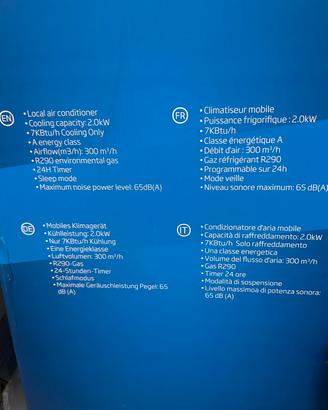 Beko condizionatore 7kbtu/H