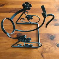 portabottiglie in ferro