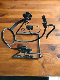 portabottiglie in ferro