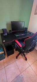 Postazione pc da gaming  completa 