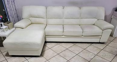 Divano pelle bianca Just Nicoletti