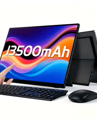 Monitor Portatile IPS 16" con Batteria Integrata
