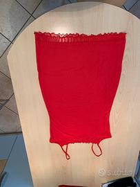 Sottoveste rossa, sexy, tg.S