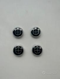 Set 4 Pezzi Coprimozzo BMW 60mm