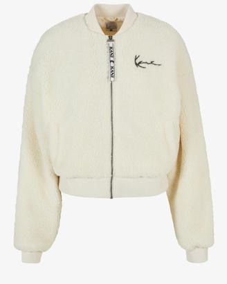 Giacca in pile - off white