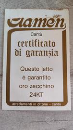 Letto matrimoniale vintage Clamen Cantù  