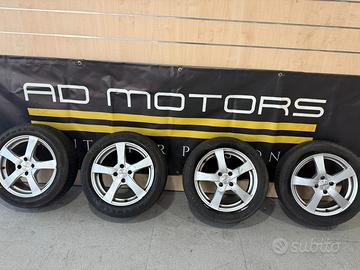 cerchi 4x100 gomme invernali 195/55-16