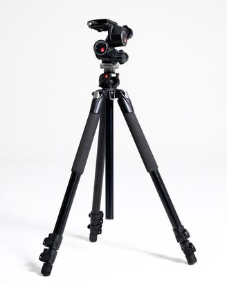 Treppiede Manfrotto Nero 055X Prob + Testa 410