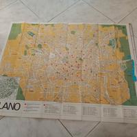cartina vintage Milano 