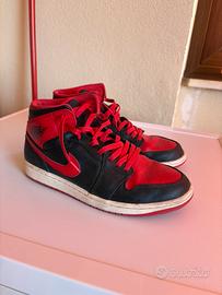 scarpe jordan 1 mid rosse
