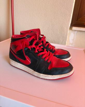 scarpe jordan 1 mid rosse