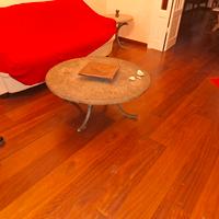 tavolino in pietra e ferro 