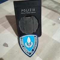 porta distintivo polizia penitenziaria 