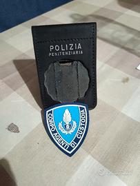 porta distintivo polizia penitenziaria 