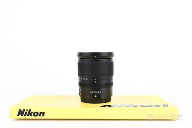 Nikon Z 24-70mm f4 S USATO GARANTITO PER DUE ANNI